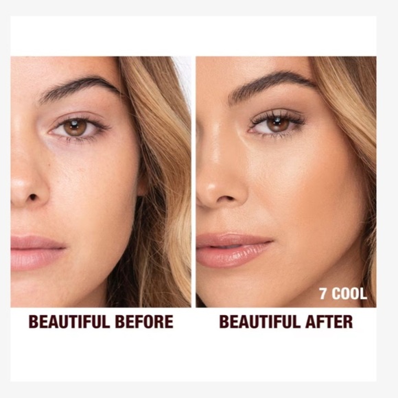 Charlotte Tilbury Beautiful Skin Foundation in Gold Packaging - Picture 3 of 6